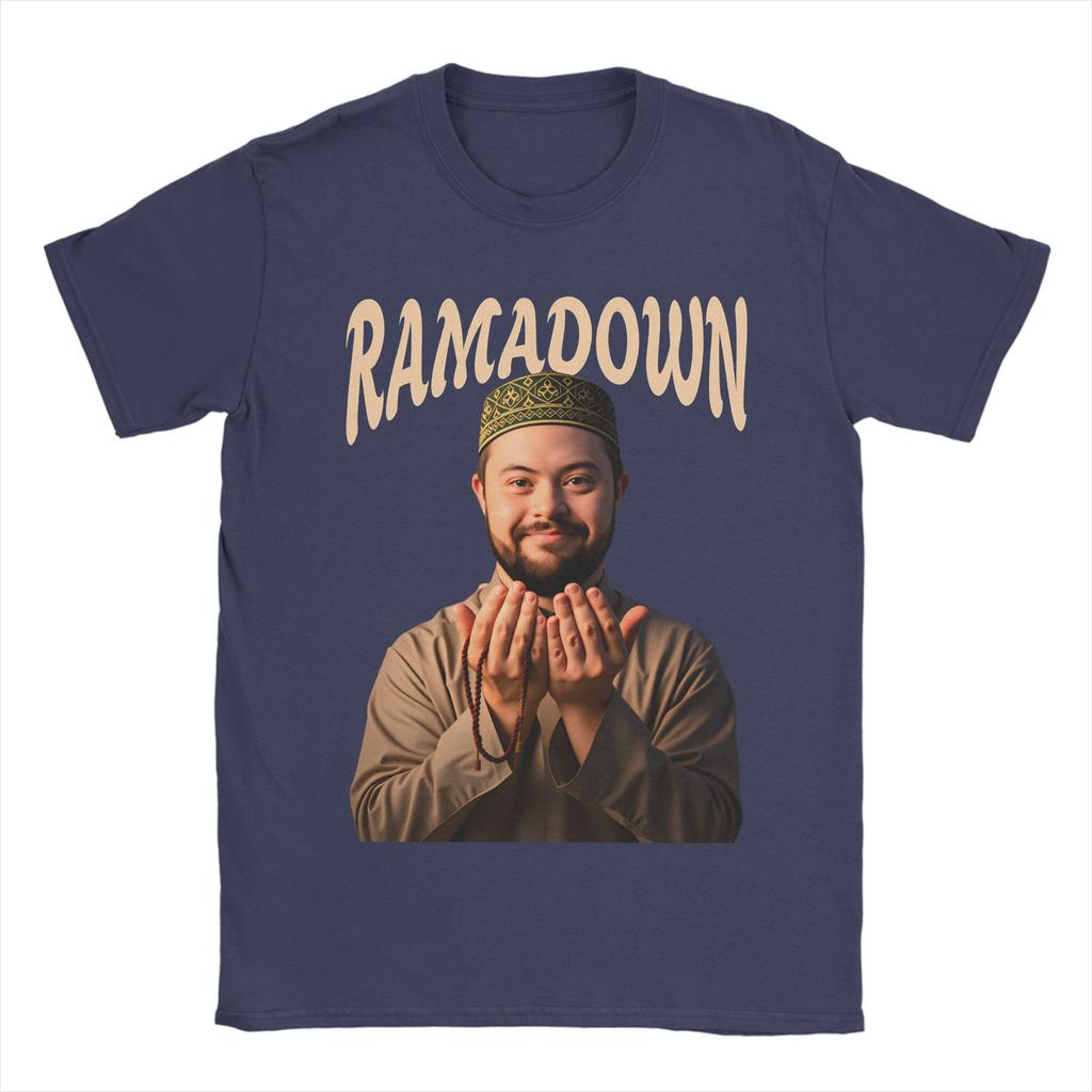 RAMADOWN MEME T Shirts Men Cotton Funny TShirt Round Collar  Tee Shirt Short Sleeve Tops New Arrival