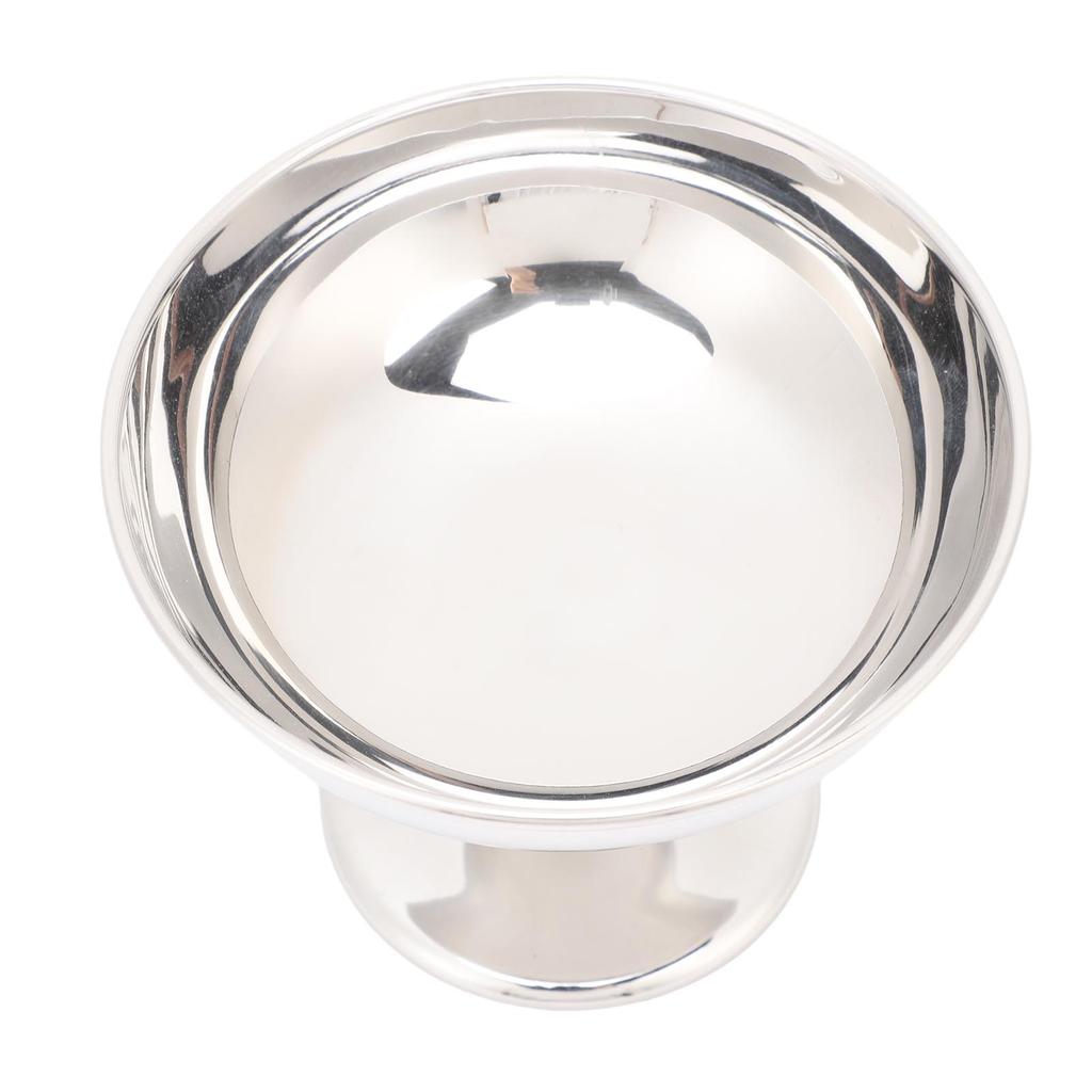 Eisbecher 304 Edelstahl Fuß Dessertschale Snackbecher für Dessert Joghurt Salat Obst Pudding Eisbecher Zuhause