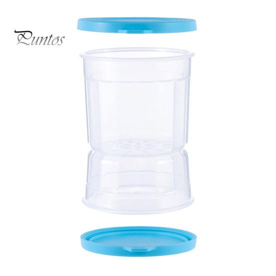 Hourglass Pickle Jar Pickle Juice Separator Food Grade BPA Free Leak Resistant Airtight Pickle Organizer Storage Jar