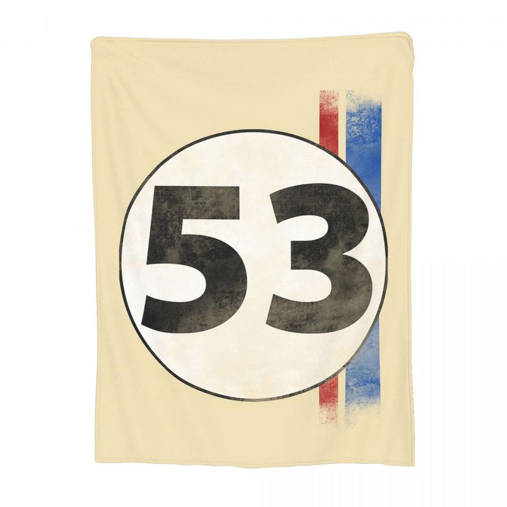 Herbie Number Blanket Soft Warm Flannel Throw Blanket Plush for Bed Living room Picnic Travel Home Couch