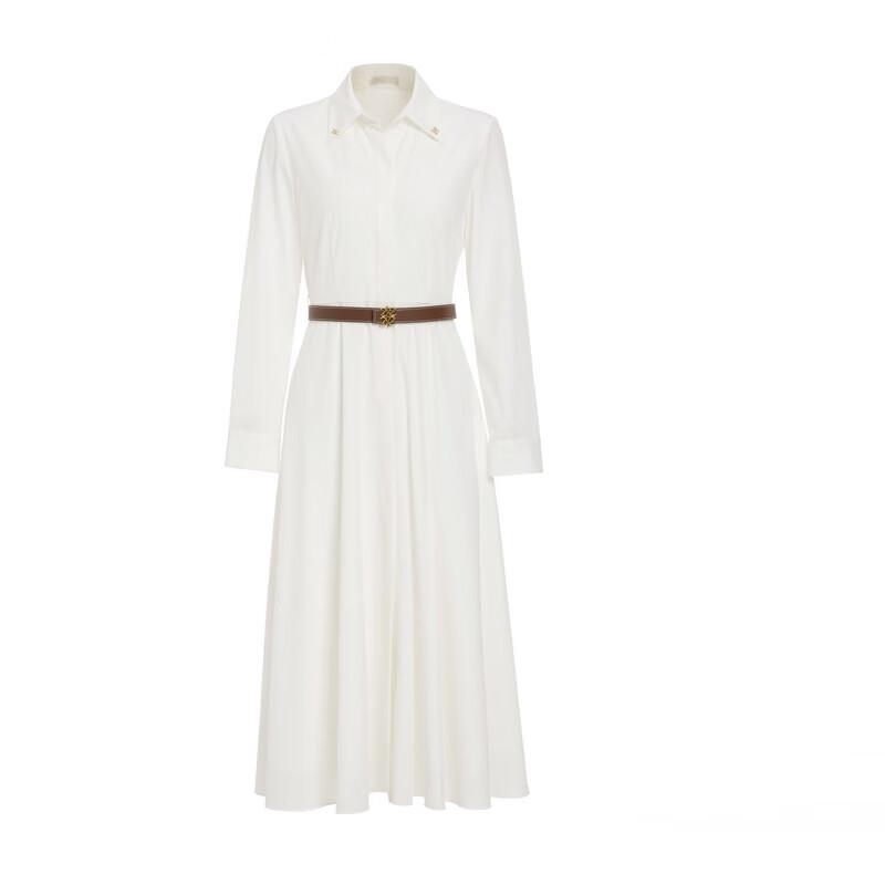 ELLASSAY Women's Elegant 3D Tailored Shirt Dress