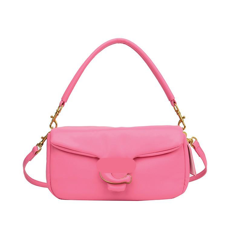 2025 Kbelíková taška v barvě bonbónů: Módní dámská kabelka přes rameno nebo crossbody