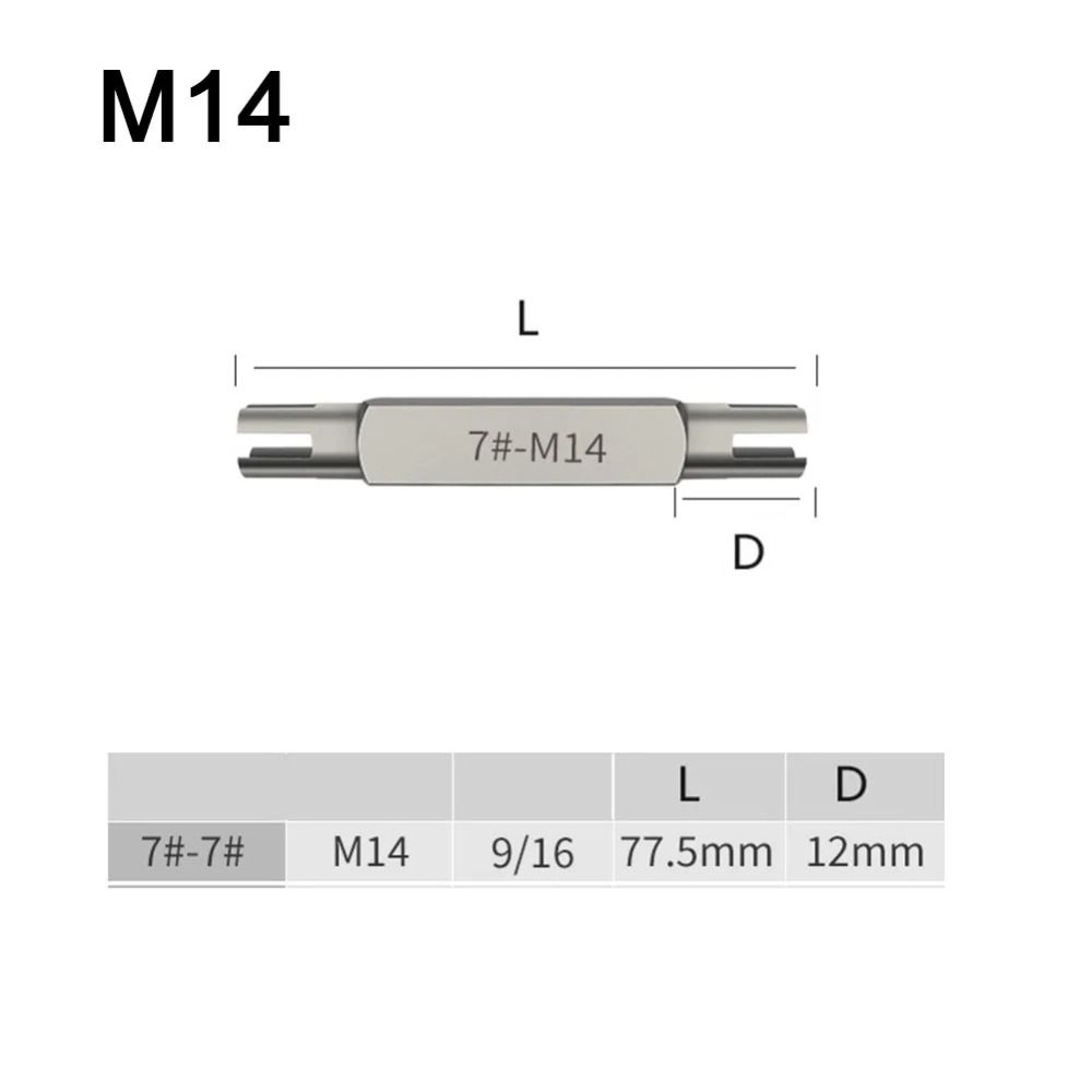 M4/5/6/8/10/12 Double Head Screw Remove Tools Multifunctional Broken Tap Extractor  Water Faucet