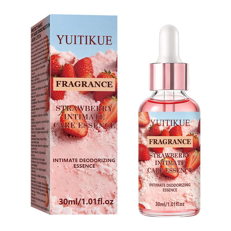 YUITIKUE Intymus kvapnus priežiūros aliejus moterims, 1,01 fl oz(30 ml), Švelnus drėkinamasis kosmetinis aliejus su braškių kvapu jautriai odai