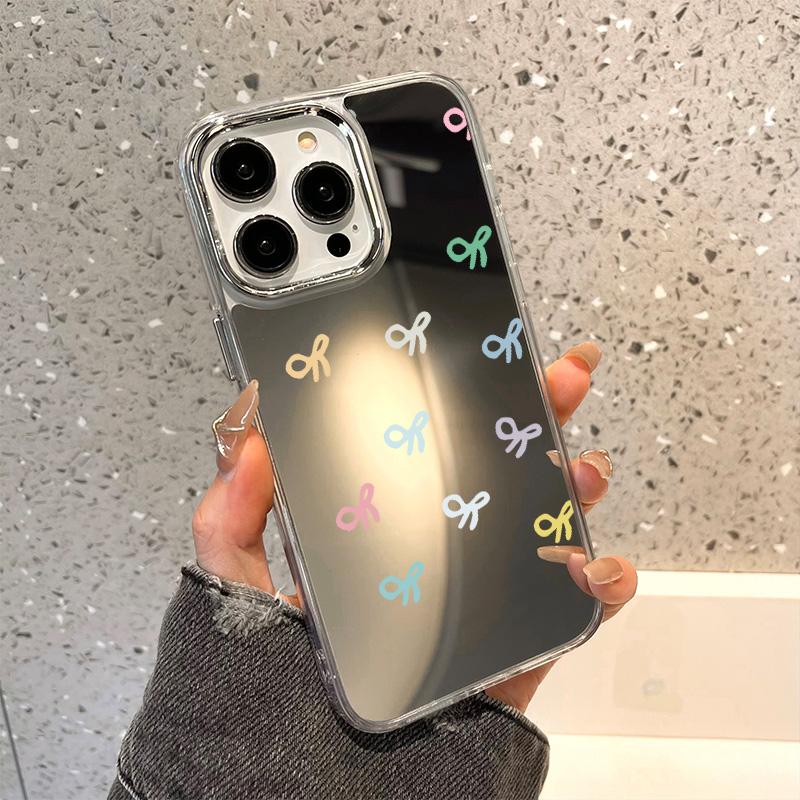 Rose Flower Phone Case For iPhone 16 Pro Case Funda iPhone 13 11 12 14 15 Pro Max Plus XR X XS Shockproof Make Up Mirror Cover