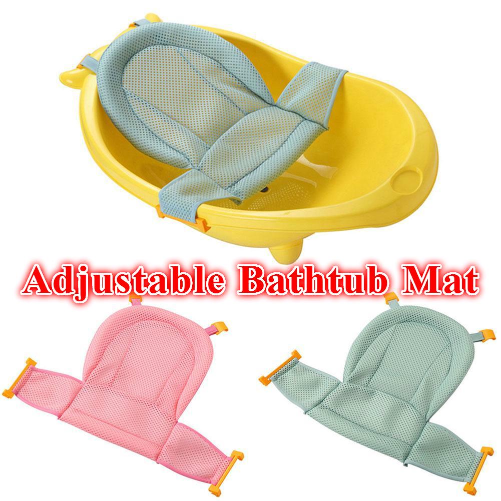 Home Neugeborenes Baby Badewanne Verstellbar Antirutsch Für Badewanne Sitz Schlinge Netz Bett