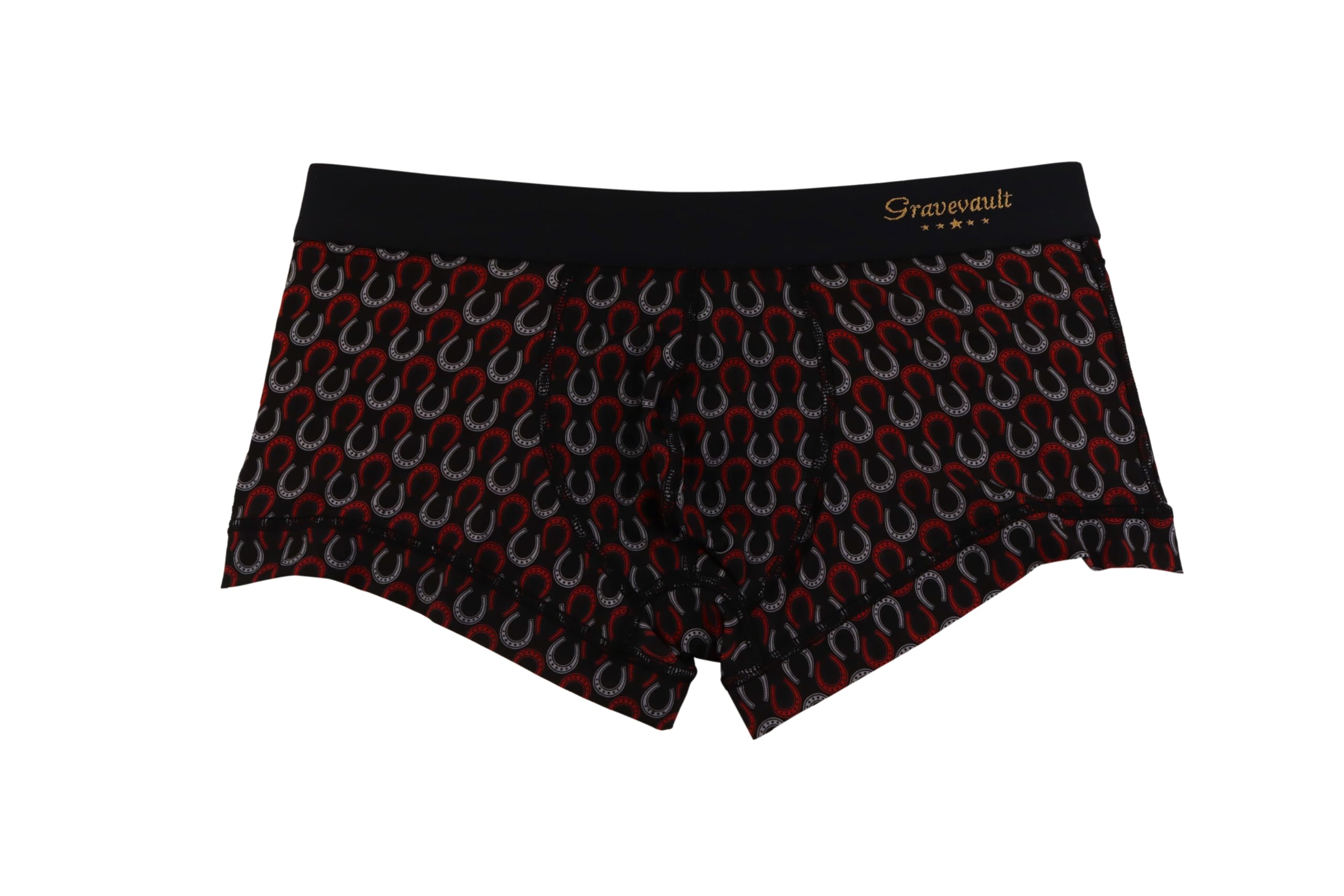 

Трусы-боксеры с низкой посадкой Grave Vault BATEI черные, мужские, чёрный