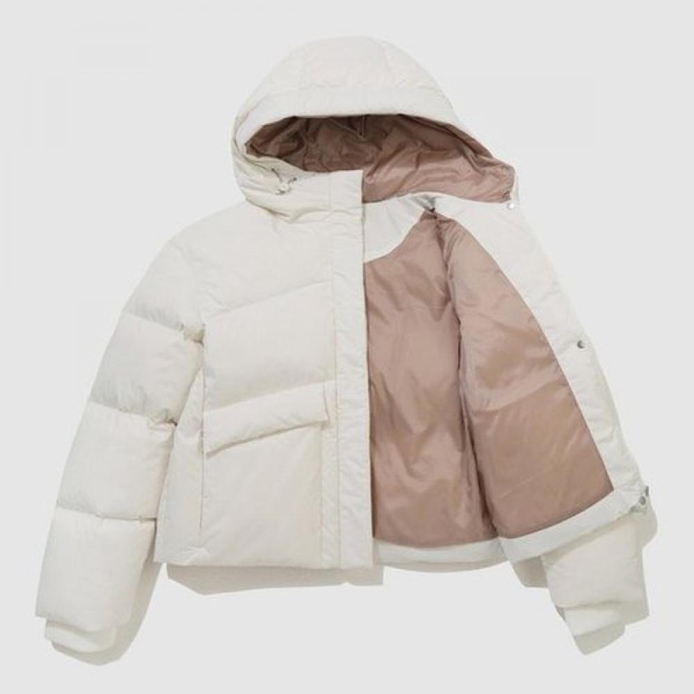 Le Coq Sportif Women S Neige looSe Fit Hooded Down Jacket Ivy Qq422odjo3