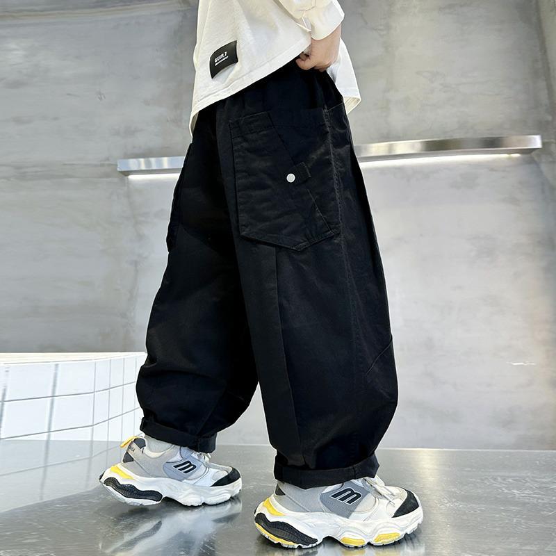 2025 Jungen Casual Weitbeinige Cargohose für Frühling und Herbst