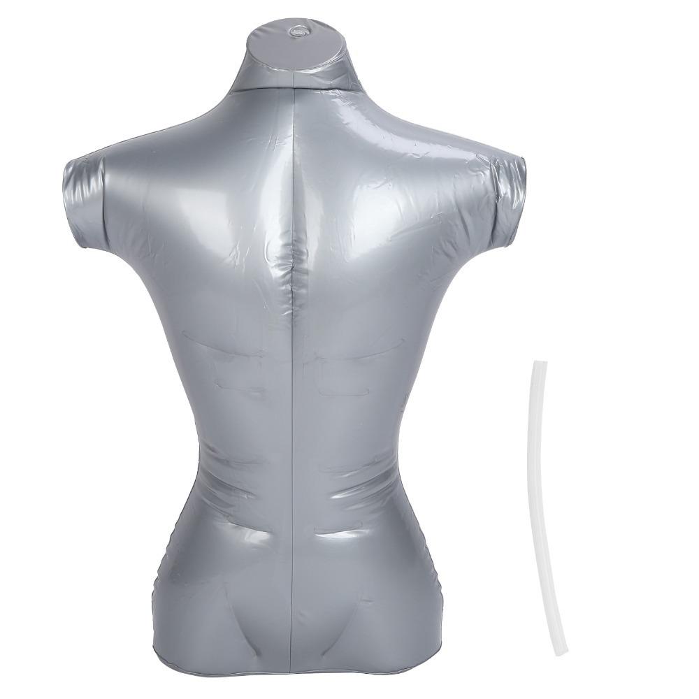 

1pcs Thickened PVC Male Inflatable Mannequins Half Body Clothing Display Rack Window Display