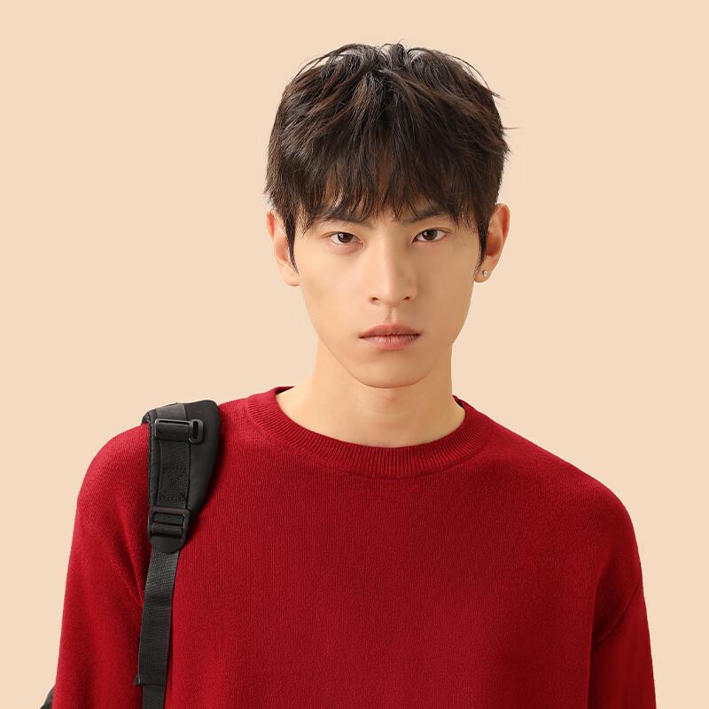 GENIOLAMODE Pánský plyšový pletený svetr k čínskému novému roku