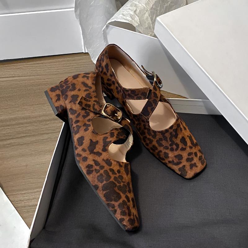 Spring Autumn Shallow Ladies Flats with Shoes Female Designer Footwear Cross-tied Buckle Women Mary Janes Shoes