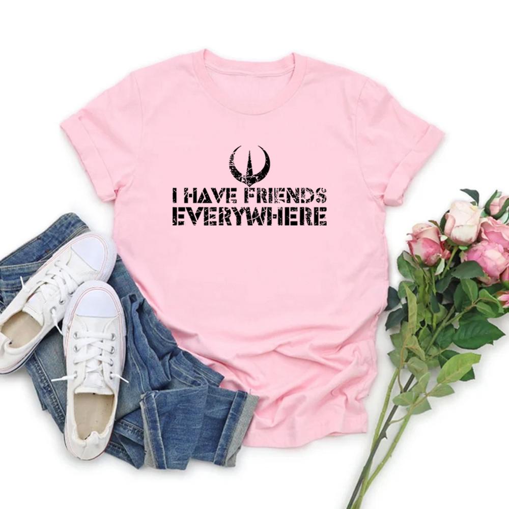 I Have Friends Everywhere Unisex Tee Andor Inspired Shirt Casual Short Sleeve Round Neck T-Shirt Vintage Men Women Graphic Tee