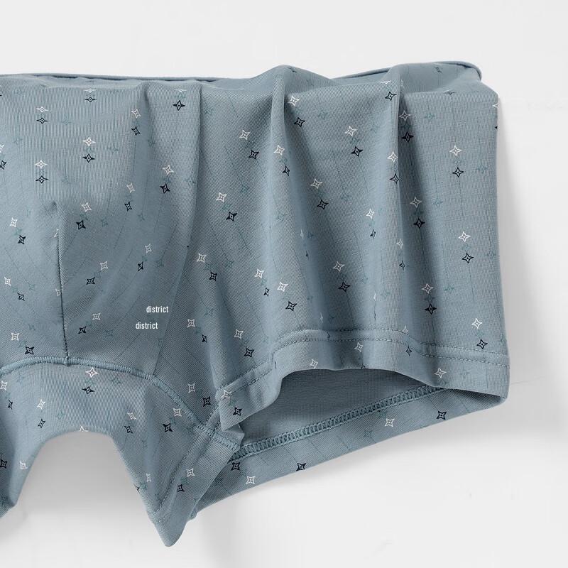 Fenteng Men's 7A Antibacterial Xinjiang Cotton Boxer Briefs 3-Pack