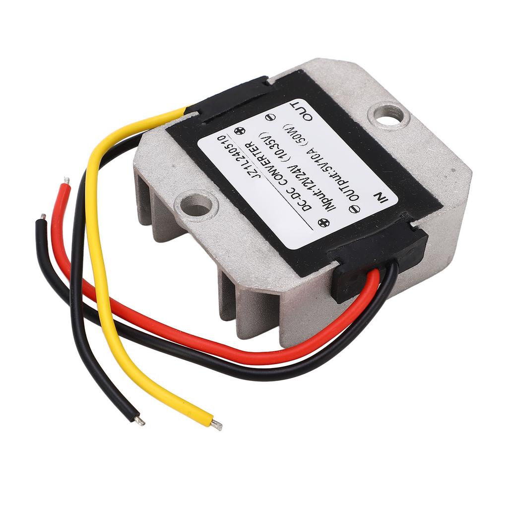 Buck Converter IP67 Waterproof DC 12V 24V To DC 5V 10A Voltage Converter Module for Vehicle