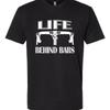 Go All Out Adult Life Behind Bars Funny Bike Bicycle Deluxe Soft T Shirt Vintage Unisex Breathable Graphic Slightly