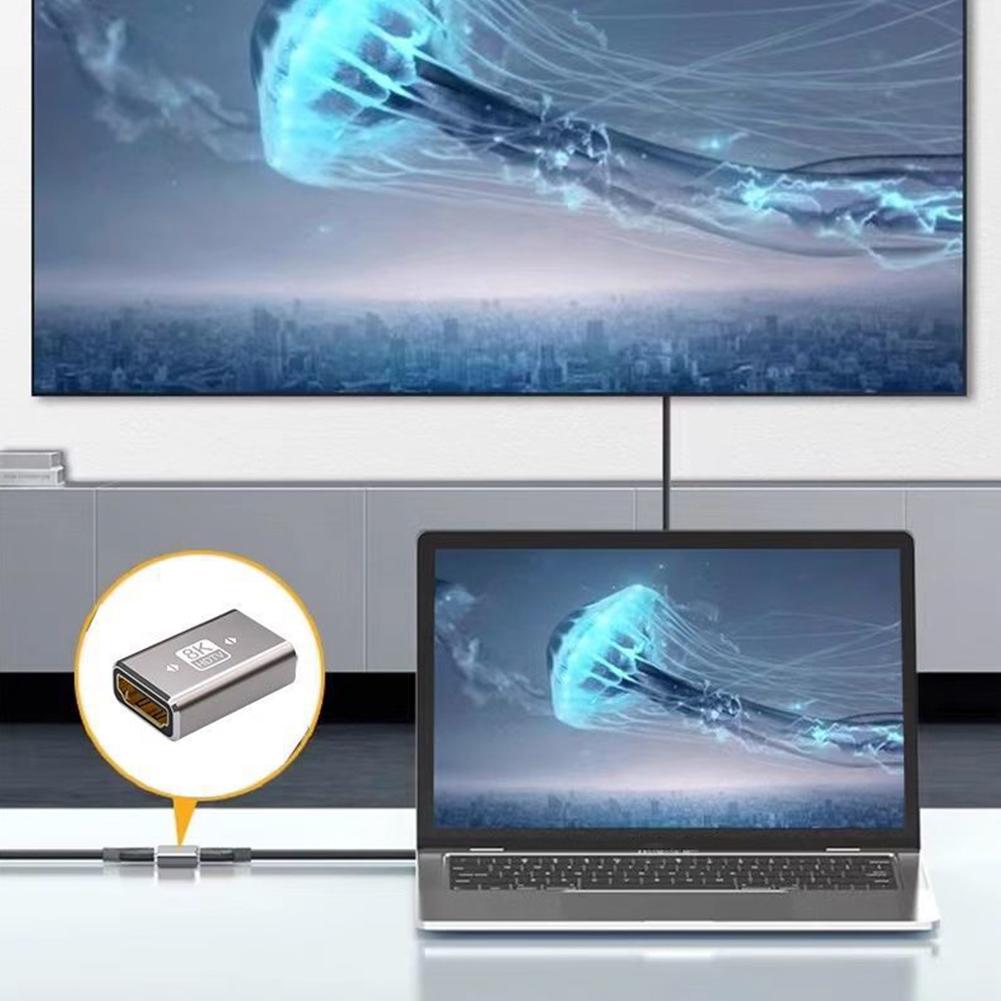HDMI 2.1 High-definition Adapter Synchronous Audio Large Screen Video Transmission Display And Q5Q9