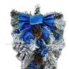 Decorative Holiday Door Wreath Realistic Artificial Garland for Christmas Party Home Office Entryway Wall