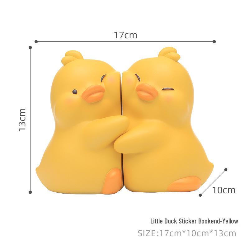 Cartoon Yellow Duck Resin Bookend Ornament