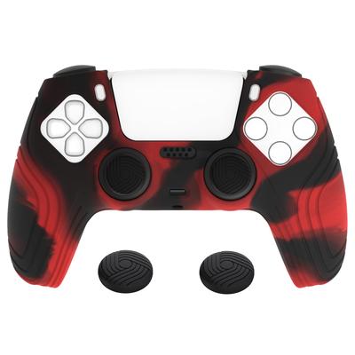 EXtremeRate PlayVital Schutzhülle für PS5-Controller, Silikon-Skin, ergonomische Schutzhülle aus weichem Gummi für PS5-Controller mit Daumen-Stick-Kappe