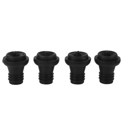 4Pcs Reusable Vacuum Pump Stoppers Red Wine Champagne Bottle Cap Cover Saver Sealer Plugs New