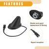Partuto Antenna Base No.1J0035501F - Car Roof Radio Antenna Base Mount - Compatible with