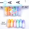 6 Pcs Mini Cute Capsule Highlighters Pastel Markers for Notes Drawing Journaling School Office Supplies
