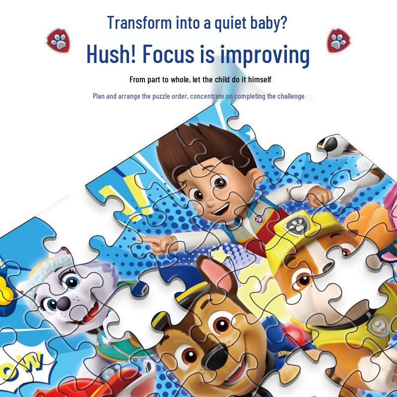 Paw Patrol & Spiderman Ice Princess 100-Piece Children's Puzzle Educational Toy