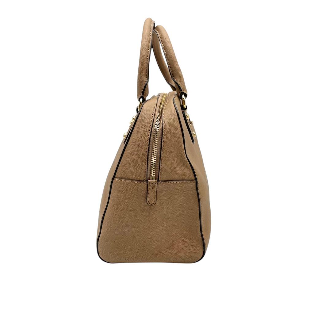 Used Michael Kors 2-Way Handbag/Shoulder BagHandbag beige leather Women