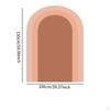 150 X 100 Cm Arch Pattern Removable PVC Sticker Simple Geometric Bohemian Decor for Bedroom