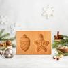 Round Baking  10cm x 15cm  Wooden Cookie Press