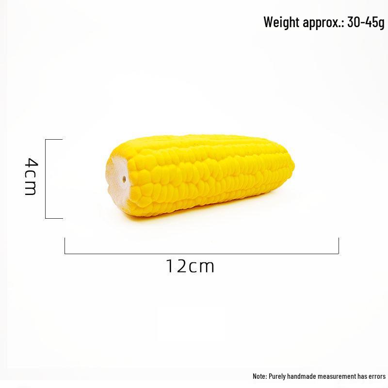 

Latex Corn Squeaky Toy for Small Dogs and Puppies