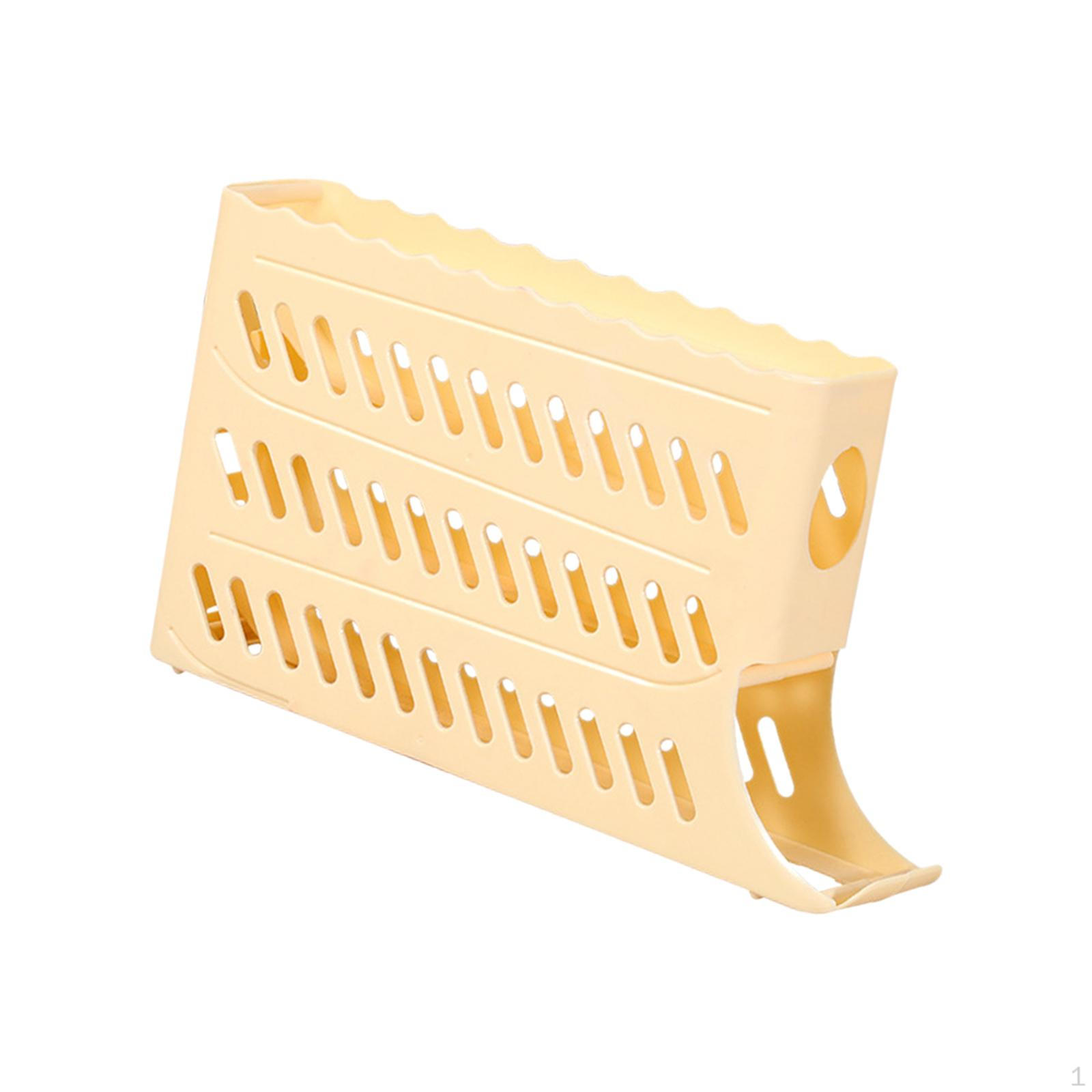 

Автоматический держатель для диспенсера для яиц, компактная стойка для хранения, роликовый органайзер, контейнер для жёлтый