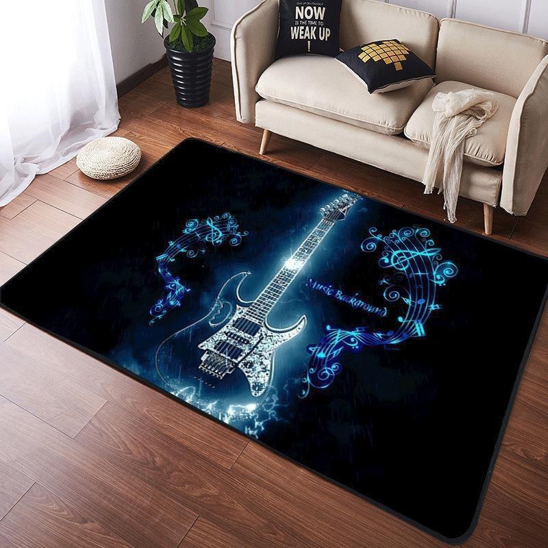 Drum Set Carpet Living Room Carpet Electronic A Living Room Bedroom Mats Drum Musical Instrument Anti Slip Pad Home Decoration
