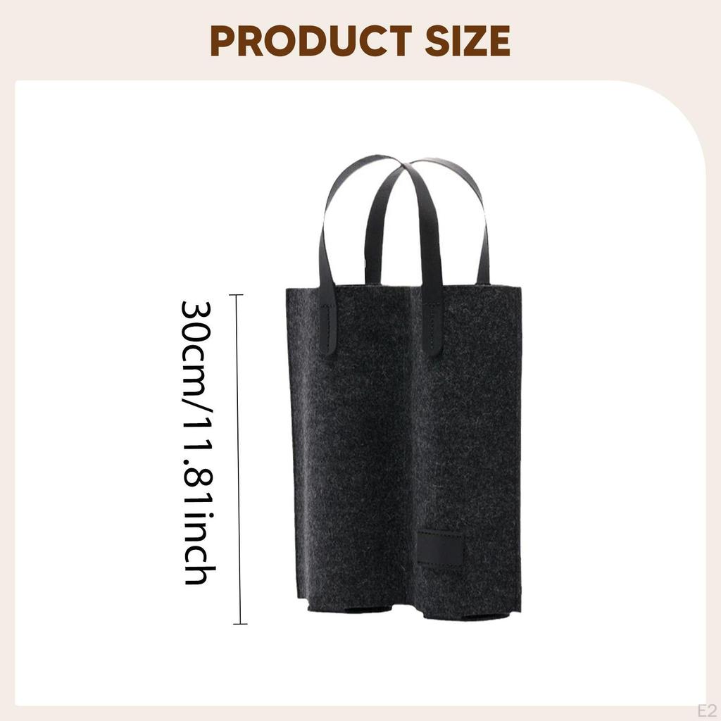 Wine Bottle Bag, Reusable, Portable, , Double Compartment, Ideal for Festivals, Weddings And