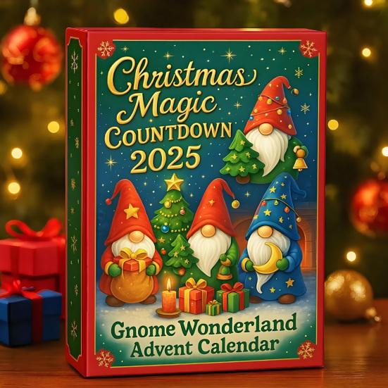 Gnome Countdown Calendar 2025 24-Day Advent Calendars with 24 Gnomes