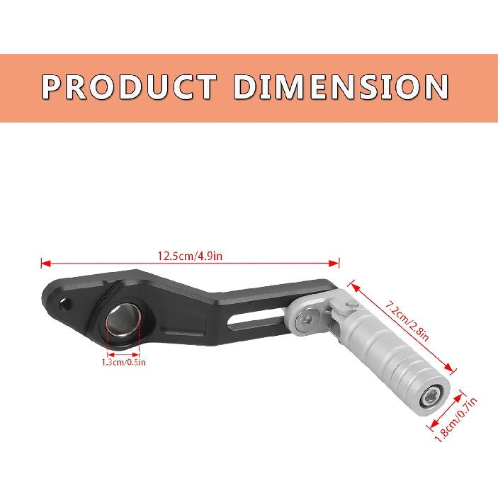 Motorcycle Gear Shifter Shift Lever Shifter Pedal Replacement for Yamaha MT09 MT-09 MT 09 2020-2025 CNC Aluminum Gear Shift Lever