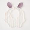 Baby Cotton Bib Cartoon Rabbit Ears Feeding Towel Water Absorbent Saliva Towel Newborns Burp Cloth for Boy Girls Accessories