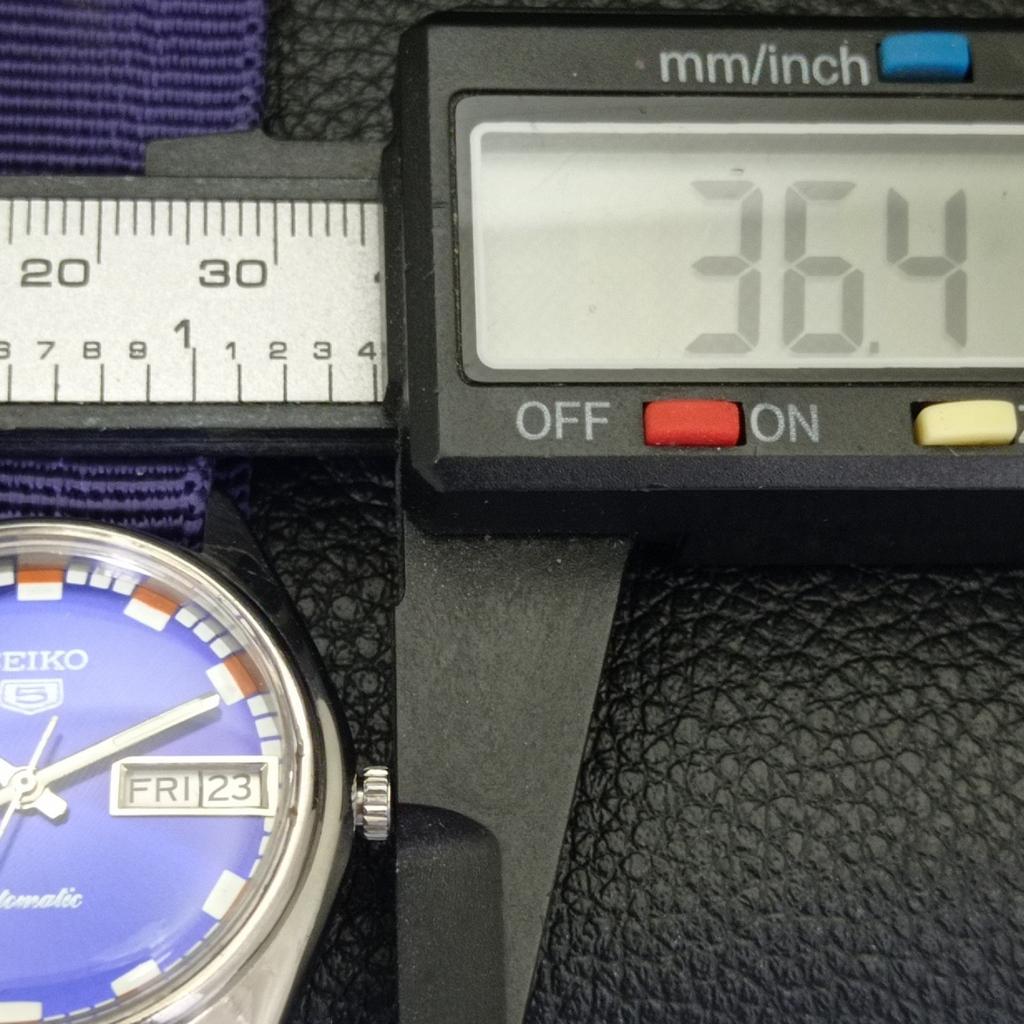 SEIKO 5 AUTOMATIC VINTAGE 6309A JAPAN MENS BLUE COLOR DIAL WATCH a701240-5 R206a-a701240