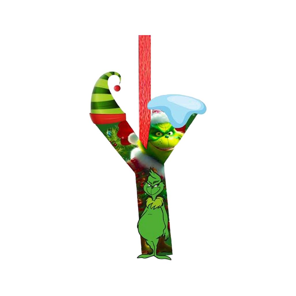 2D Christmas Decoration Pendant Christmas Tree Tag Theme Party Crafts Ornament