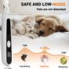 Pet Dog Electric Beauty Hair Trimmer with LED Light, Pet Foot Hair Electric Push Clipper, Silent Cat Facial Ear Foot Hip Shaver