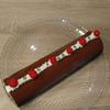 Moule à bûche - inox - silicone - compatible congélateur - compatible lave-vaisselle - gris