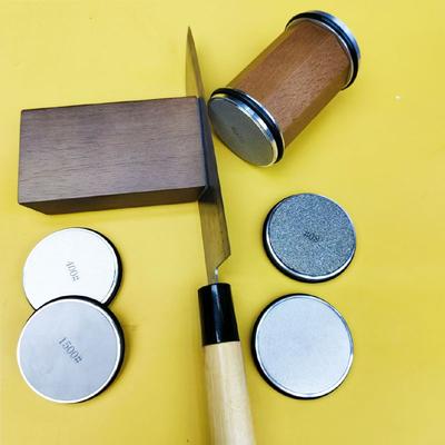 New Rolling Knife Sharpener Four-Sided Diamond Sharpening Stone Accessories Magnetic Angle Roller Kitchen Knives Sharpeners