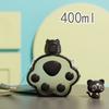 Adjustable Strap Cat Paw Water Bottle Cartoon Portable Kettle Convenient Plastic Straw Cup  Cycling