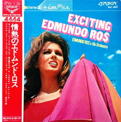 LP Record EDMUNDO ROS - Exciting Edmundo Ros SLC4507 LONDON 1969 Japan Obi Latin Used