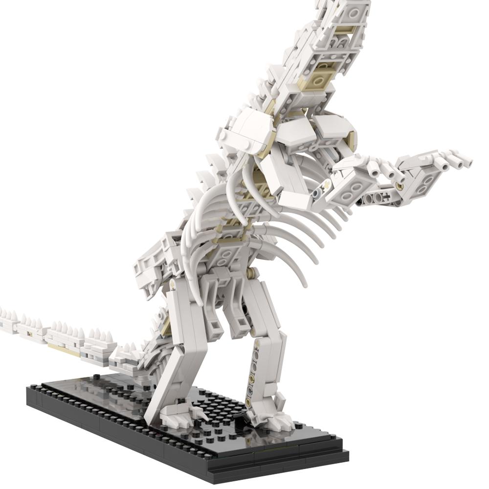 MOC Barosaurus Skelett Bausteine Modell Jura Dinosaurier Skelett DIY Kreative Steine Montage Spielzeug Kinder Geburtstagsgeschenke