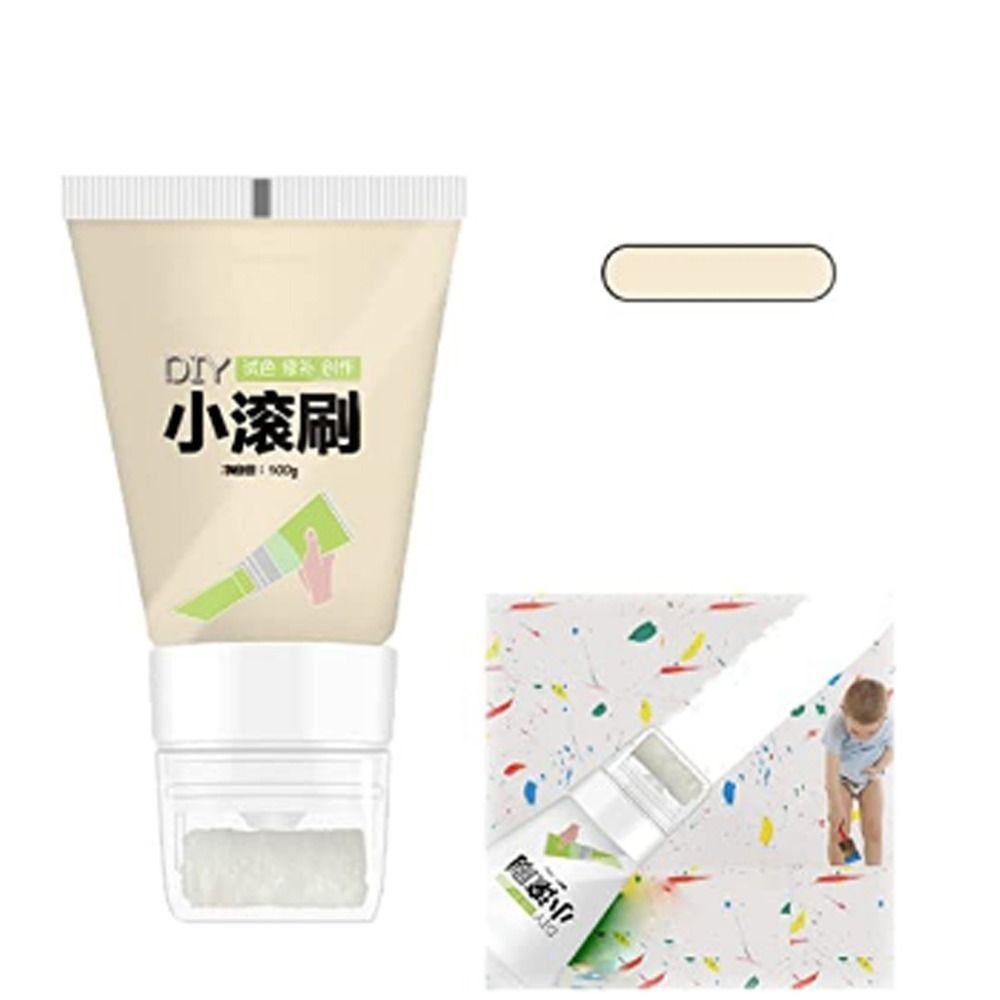 Household Supplies Small Rolling Brush Wall Latex Paint Wall Repair Cream Rolling Brush Brush for Wall Repair Paste Roller