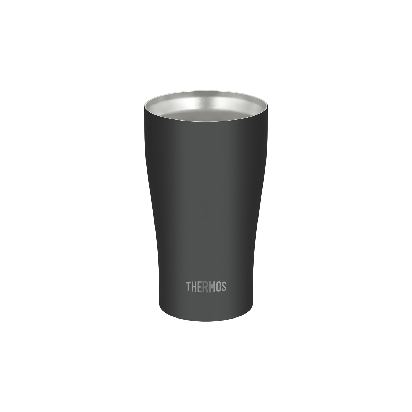 Thermos Vacuum Insulated Matte Dishwasher Thermos Flask Keeps Drinks Hot or MTBK Tumbler, 340ml, Black, Safe, Design, Cold, JDY-341C