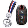 For Suzuki Vitara S-Cross Swift 4 Baleno Alivio Kizashi 2 3 Buttons Silicone Key Cover Shell Car Remote Key Case Holder Keychain