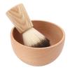 Men Shaving Brush Set Multipurpose Soft Bristles Lightweight Portable Shaving Brush Bowl Set for Salon Home Travel